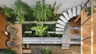 Home outdoor space landscape design