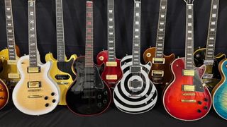 A haul of counterfeit Gibson guitars