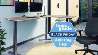 Vari L-Shape Electric Standing Desk with a Tom&#039;s Guide deal badge added