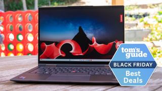 Lenovo ThinkPad X1 Yoga Gen 8 with Tom&#039;s Guide Black Friday badge