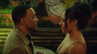 Ashley Walters as Josh, Rosalind Eleazar as Kat in Missing You