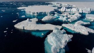 Larsen B Ice Shelf, Weddell Sea, Antarctica.