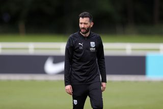 Carlos Corberan Head Coach / Manager of West Bromwich Albion during a West Bromwich Albion Pre-Season Training Camp at St Georges Park on July 12, 2023 in Burton-upon-Trent, England. (Photo by Adam Fradgley/West Bromwich Albion FC via Getty Images)