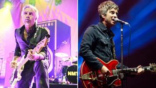 Glen Matlock and Noel Gallagher