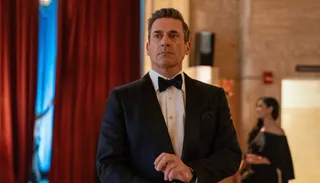 Jon Hamm wearing a tuxedo in Your Friends &amp; Neighbors