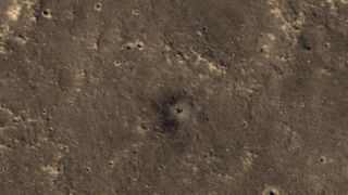 a brown rocky surface seen from high above