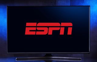 ESPN logo on TV