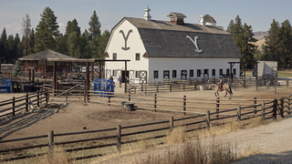 A shot of the Dutton ranch in Yellowstone season 5