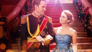 Ben Lamb and Rose McIver in A Christmas Prince