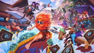 Hearthstone: Perils in Paradise key art