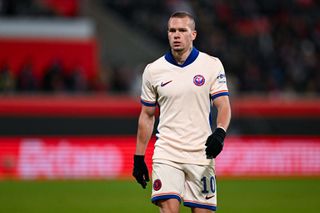 HEIDENHEIM, GERMANY - NOVEMBER 28: Mykhaylo Mudryk of Chelsea FC reacts during the UEFA Conference League 2024/25 League Phase MD4 match between 1. FC Heidenheim 1846 and Chelsea FC at Voith-Arena on November 28, 2024 in Heidenheim, Germany. (Photo by Daniel Kopatsch/Getty Images)