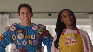 James Marsden and Tika Sumpter in Sonic 3