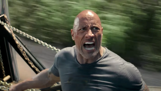 dwayne johnson hobbs &amp; shaw trailer screenshot