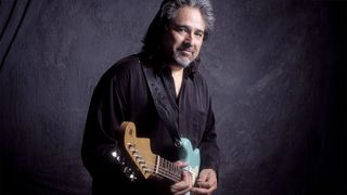 American Blues musician Coco Montoya performs onstage, Chicago, Illinois, October 1, 1999. 