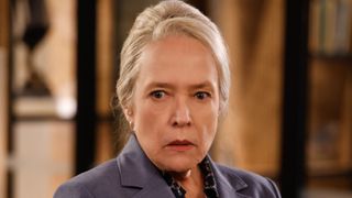 Kathy Bates as Matlock surprised in Matlock episode 7