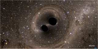 Colliding black holes create space-time ripples that can be seen by the Laser Interferometer Gravitational-Wave Observatory (LIGO).