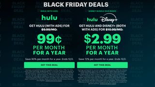 Black Friday 2024 streaming deal for Hulu and Disney Plus