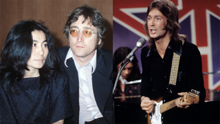 Yoko Ono, John Lennon and Eric Clapton