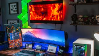 Andrew&#039;s Home Office Smart Lighting Nanoleaf Setup