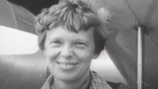 Amelia Earhart smiles in footage obtained by NBC