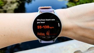 Daily rate rate ranges on the Samsung Galaxy Watch 7