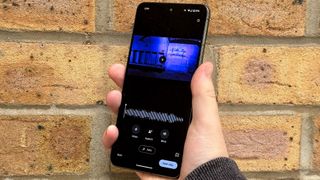 A Pixel 8 Pro running Audio Magic Eraser