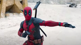 Ryan Reynolds as Deadpool in &quot;Deadpool &amp; Wolverine&quot; Super Bowl 2024 trailer.