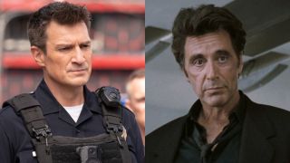 L to R: Nathan Fillion on The Rookie, Al Pacino on Heat