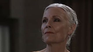 Jane Elliot as Tracy smirking in General Hospital