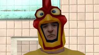 Cluckin&#039; Bell clerk from GTA San Andreas