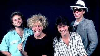 Van Halen, with Sammy Hagar, pictured in 1986