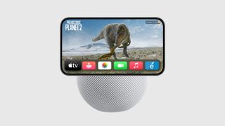 HomePod mini and iPhone