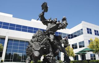 Blizzard Irvine statue