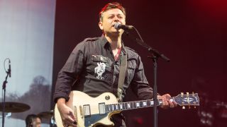 James Dean Bradfield performing live with the Manics