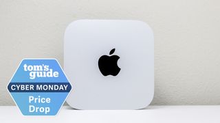 Mac mini M4 with a Tom&#039;s Guide Cyber Monday deals badge