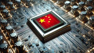 AI-generated picture of a Chinese chip