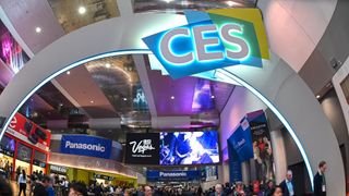 CES trade show floor