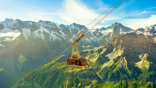 Cable car alps