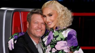 Blake Shelton and Gwen Stefani on The Voice.