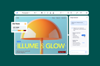 press image of wix&#039;s AI theme assistant 