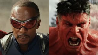 Sam Wilson and Red Hulk in Captain America: Brave New World