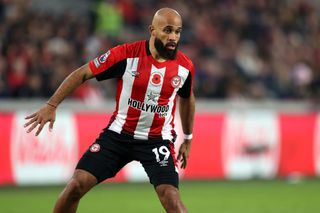 BRENTFORD, ENGLAND - NOVEMBER 9: Bryan Mbeumo of Brentford during the Premier League match between Brentford FC and AFC Bournemouth at Gtech Community Stadium on November 9, 2024 in Brentford, England. (Photo by Mark Leech/Offside/Offside via Getty Images)