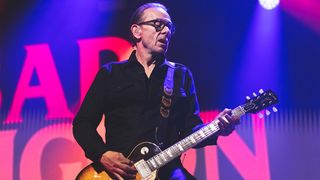 Brian Baker performs onstage with Bad Religion in Madrid, Spain on June 9, 2023 