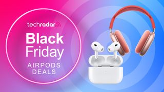 Black Friday-banner för erbjudanden på AirPods.