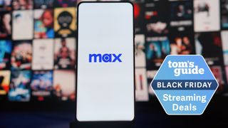 Max logo on a smartphone Black Friday 2024 deal