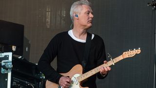 Angelo Bruschini performs onstage with Massive Attack at Hyde Park in London on July 1, 2016