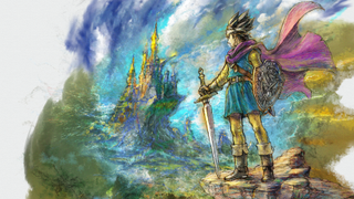 Dragon Quest III 2D-HD remake; art for a fantasy a game