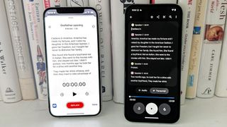 iPhone Voice Memos vs. Google Recorder transcription face-off