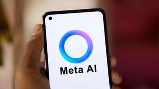 Meta AI on a smartphone