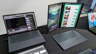 ASUS ZenBook Duo (2024) has a kickstand to prop up vertically